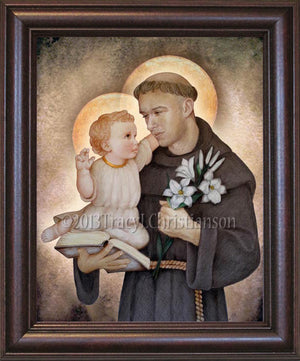 St. Anthony of Padua Framed