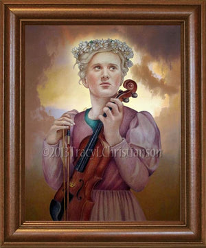 St. Cecilia Framed