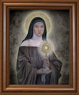 St. Clare of Assisi Framed