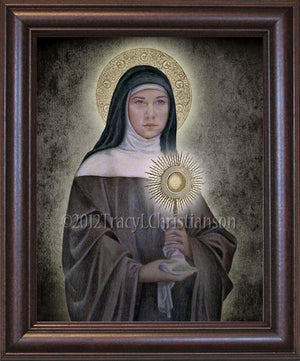 St. Clare of Assisi Framed