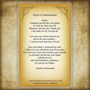 St. Charles de Foucauld Holy Card