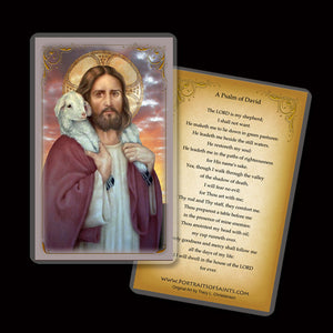 The Good Shepherd Holy Card