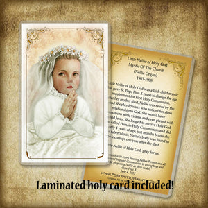 Little Nellie of Holy God (Nellie Organ) Plaque & Holy Card Gift Set