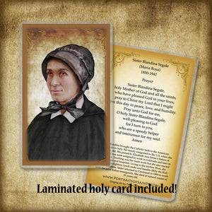 Sr. Blandina Segale Plaque & Holy Card Gift Set