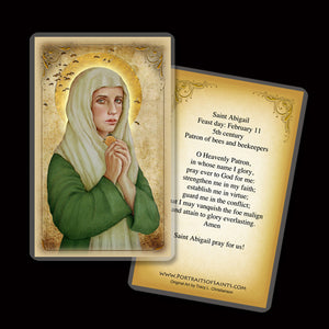 St. Abigail Holy Card