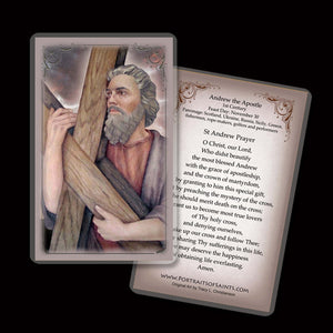 St. Andrew the Apostle Holy Card