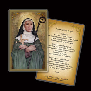 St. Brigid of Ireland Holy Card