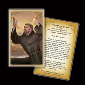 St. Joseph of Cupertino Holy Card