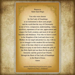 St. Juan Diego Holy Card