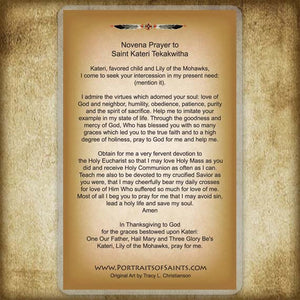 St. Kateri Tekakwitha Holy Card