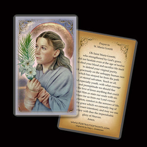 St. Maria Goretti Holy Card