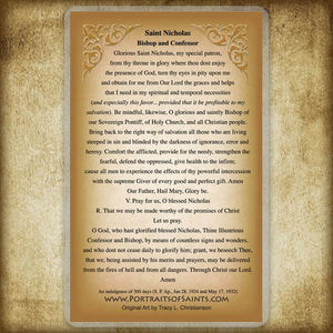 St. Nicholas Holy Card