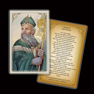 St. Patrick (B) Holy Card