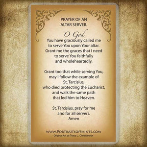 St. Tarcisius Holy Card