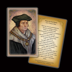 St. Thomas More Holy Card