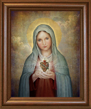 Immaculate Heart of Mary (A) Framed