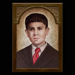 St. José Luis Sánchez del Río Plaque & Holy Card Gift Set