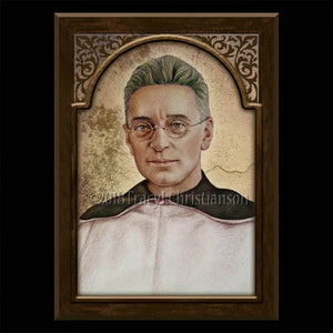 St. Titus Brandsma Plaque & Holy Card Gift Set