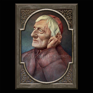 St. John Henry Newman Plaque & Holy Card Gift Set