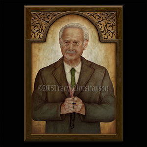 Matt Talbot Plaque & Holy Card Gift Set