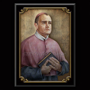 St. Alphonsus Maria de' Liguori Plaque & Holy Card Gift Set