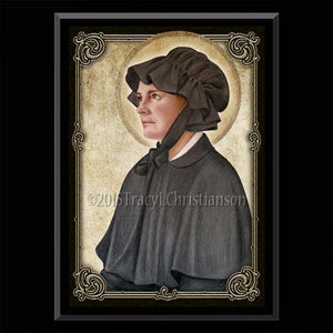 St. Elizabeth Ann Seton Plaque & Holy Card Gift Set