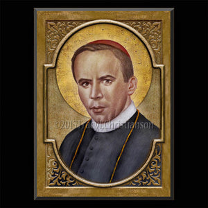 St. John Neumann Plaque & Holy Card Gift Set