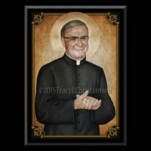 St. Josemaría Escrivá Plaque & Holy Card Gift Set