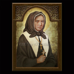 St. Marguerite Bourgeoys Plaque & Holy Card Gift Set