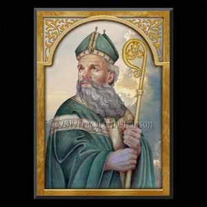 St. Patrick (B) Plaque & Holy Card Gift Set