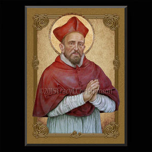 St. Robert Bellarmine Plaque & Holy Card Gift Set