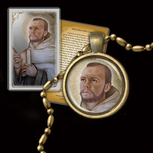 St. John of the Cross Pendant & Holy Card Gift Set