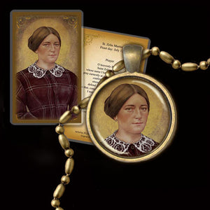 St. Zelie Martin Pendant & Holy Card Gift Set