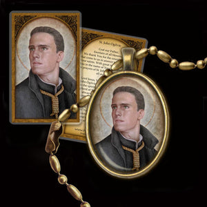 St. John Ogilvie Pendant & Holy Card Gift Set