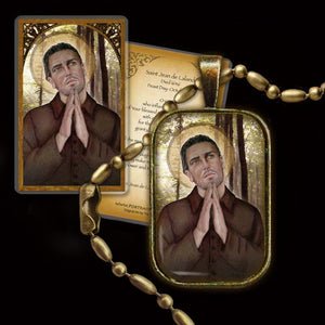 St. Jean de Lalande Pendant & Holy Card Gift Set