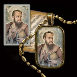 St. Paul the Apostle Pendant & Holy Card Gift Set