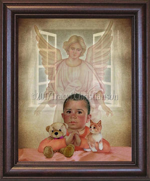 Guardian Angel/Boy (B) Framed