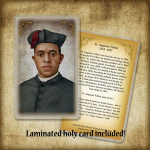 Fr. Augustus Tolton Pendant & Holy Card Gift Set