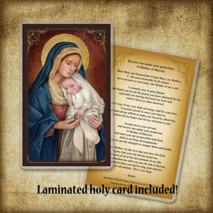 Madonna & Child (H) Pendant & Holy Card Gift Set