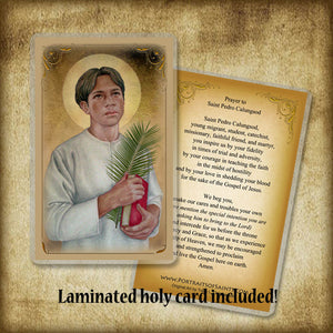 St. Pedro Calungsod Pendant & Holy Card Gift Set