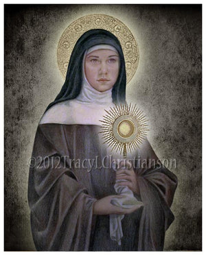 St. Clare of Assisi Print