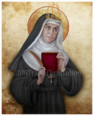 St. Hildegard of Bingen Print