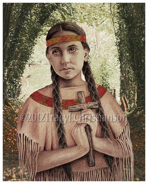 St. Kateri Tekakwitha Print