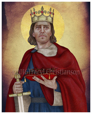 St. Louis IX, King of France Print