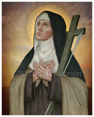 St. Mary Magdalen de Pazzi Print