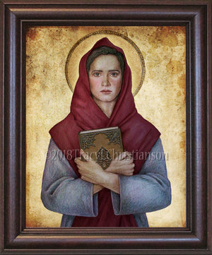 St. Amelia Framed