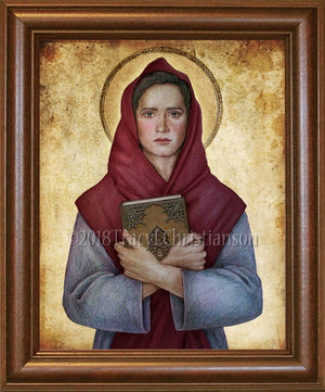 St. Amelia Framed