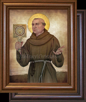 St. Bernardine of Siena Framed