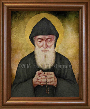 St. Charbel Makhlouf Framed