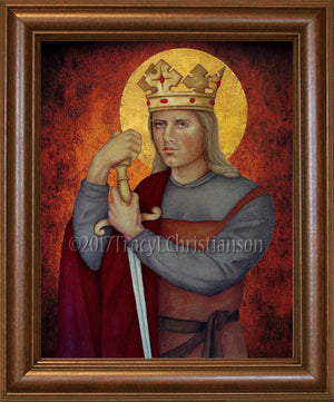 St. Eric IX, King of Sweden Framed